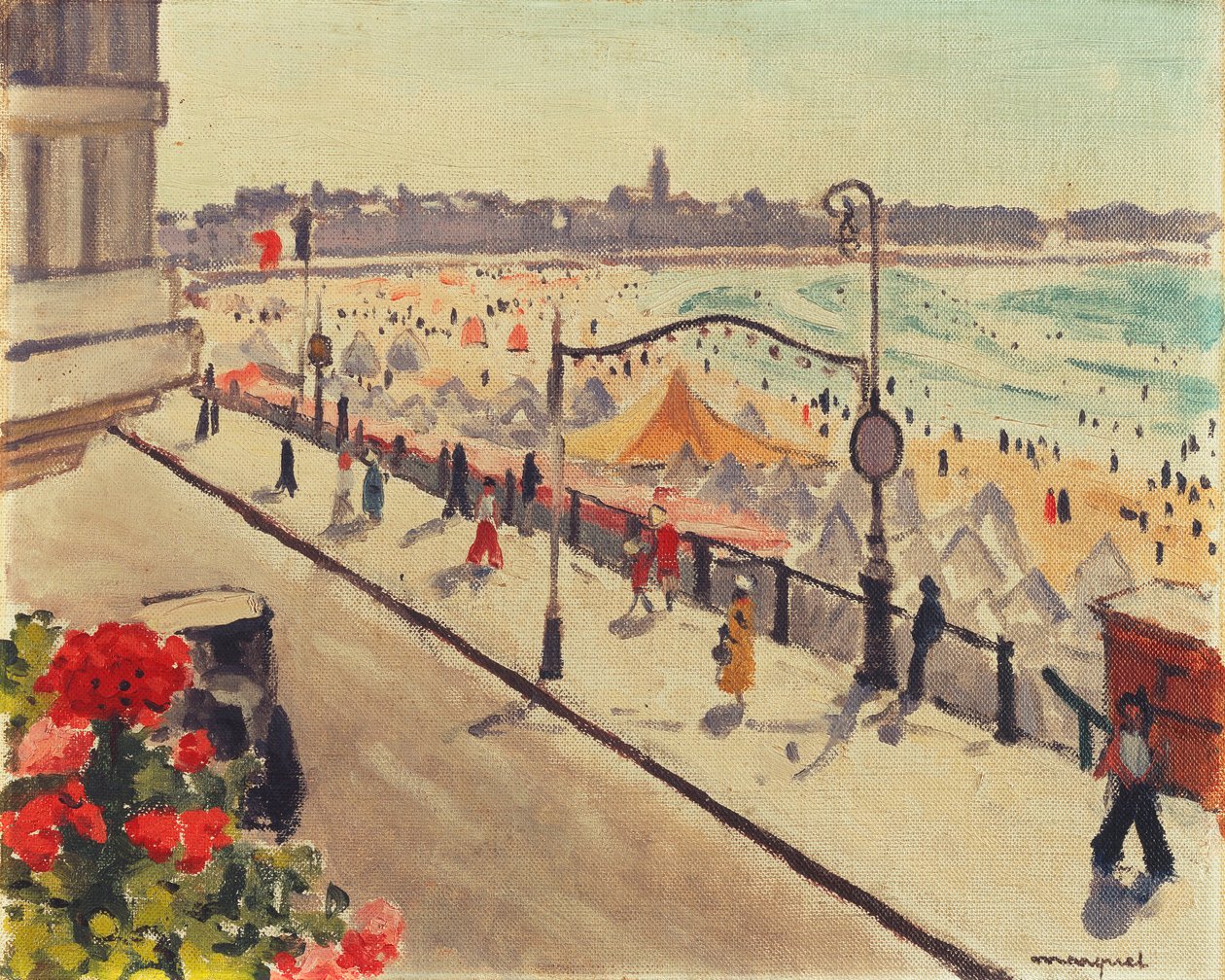 Strandpromenaden, Olonnes sand; Ved havet, Les Sables d