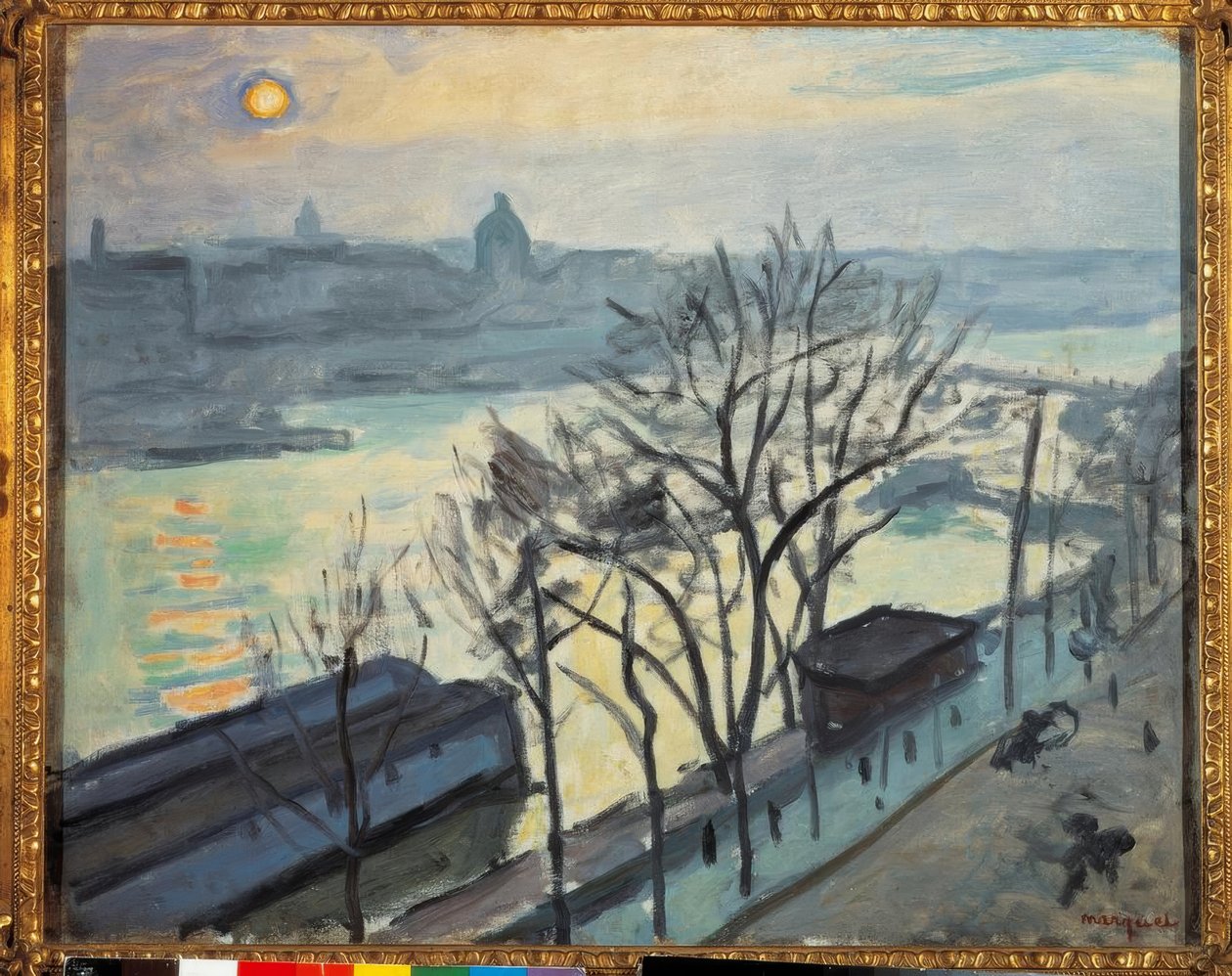 Sol over Paris. Quai du Louvre af Albert Marquet
