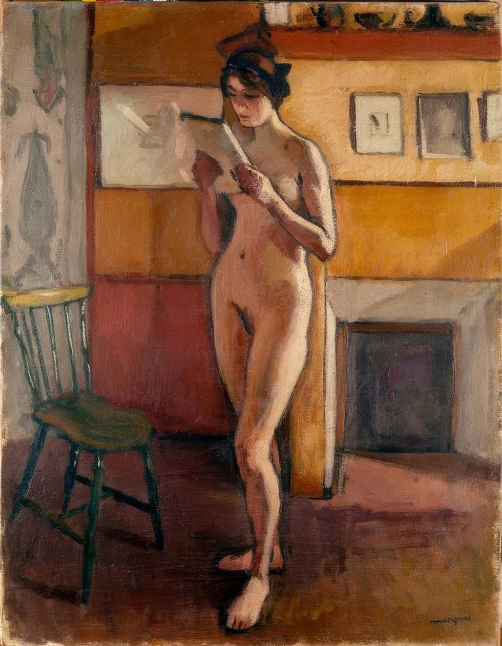 Stående kvindelig nøgen af Albert Marquet