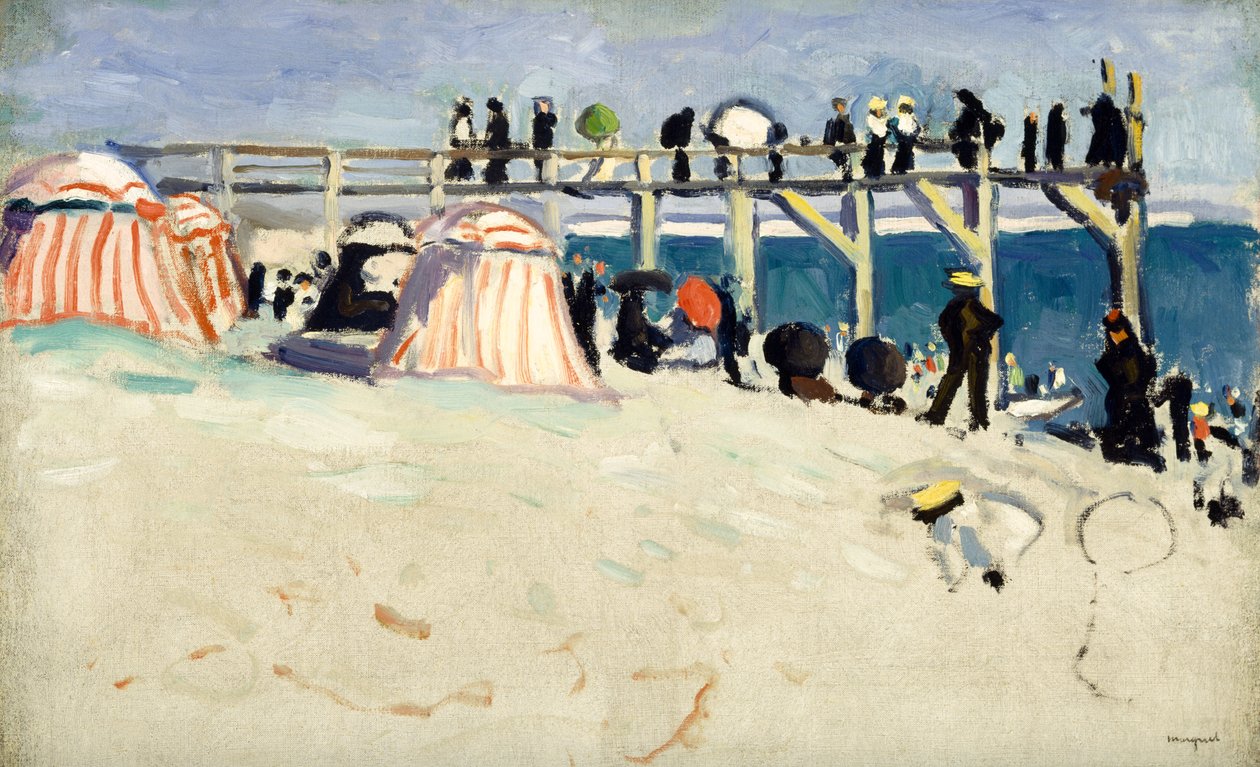 Strandpromenaden ved Sainte-Adresse af Albert Marquet