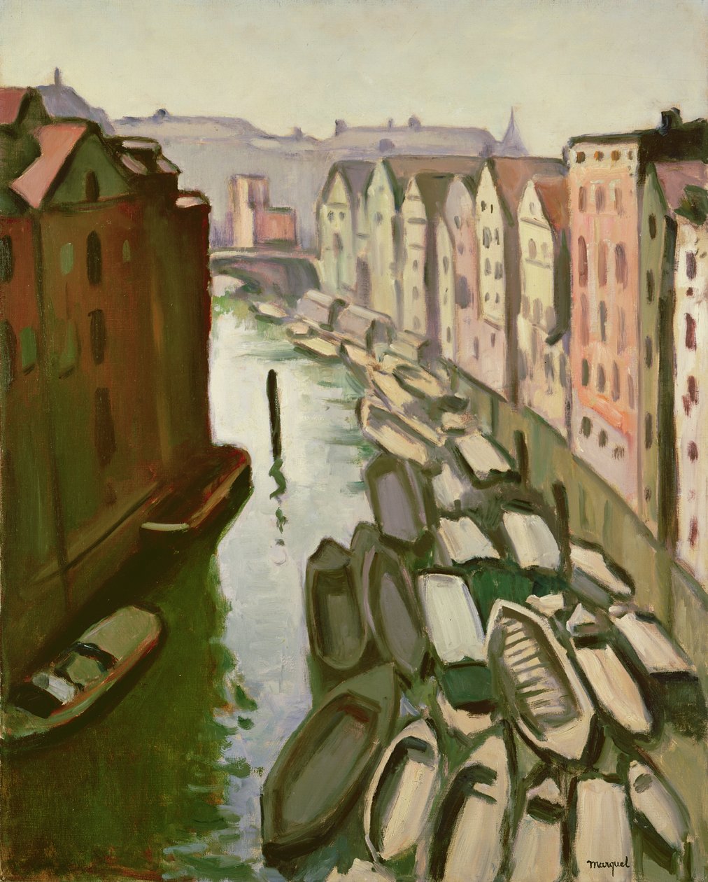 Havnen i Hamborg af Albert Marquet