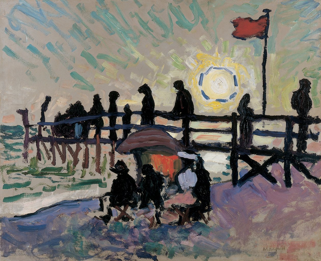 Gangbroen ved Sainte-Adresse af Albert Marquet