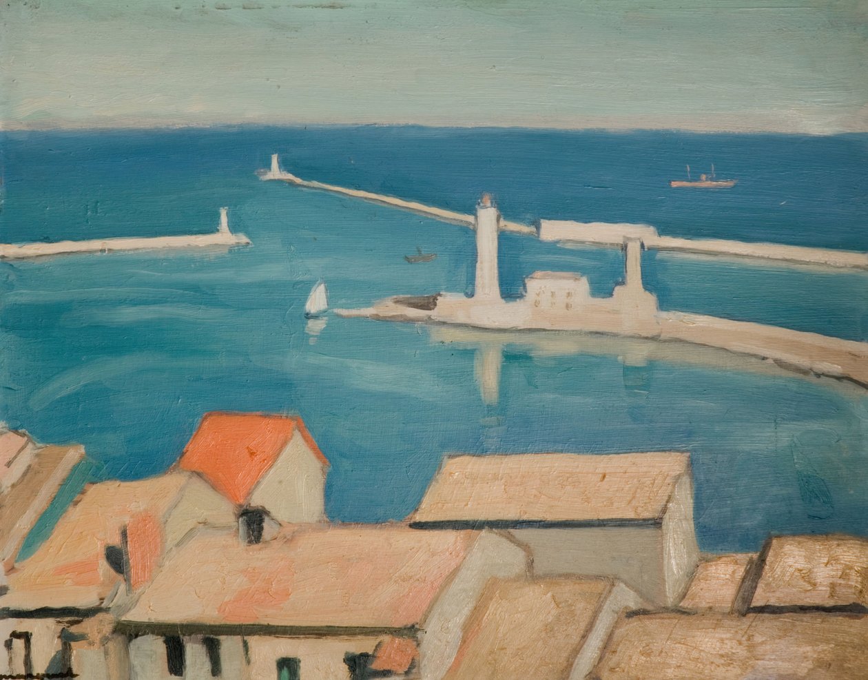Denne havn, Marseille, 1924. af Albert Marquet