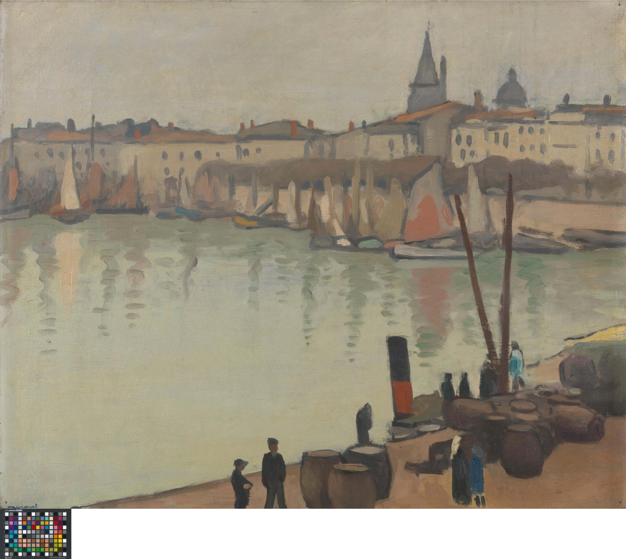 Havnen i La Rochelle af Albert Marquet