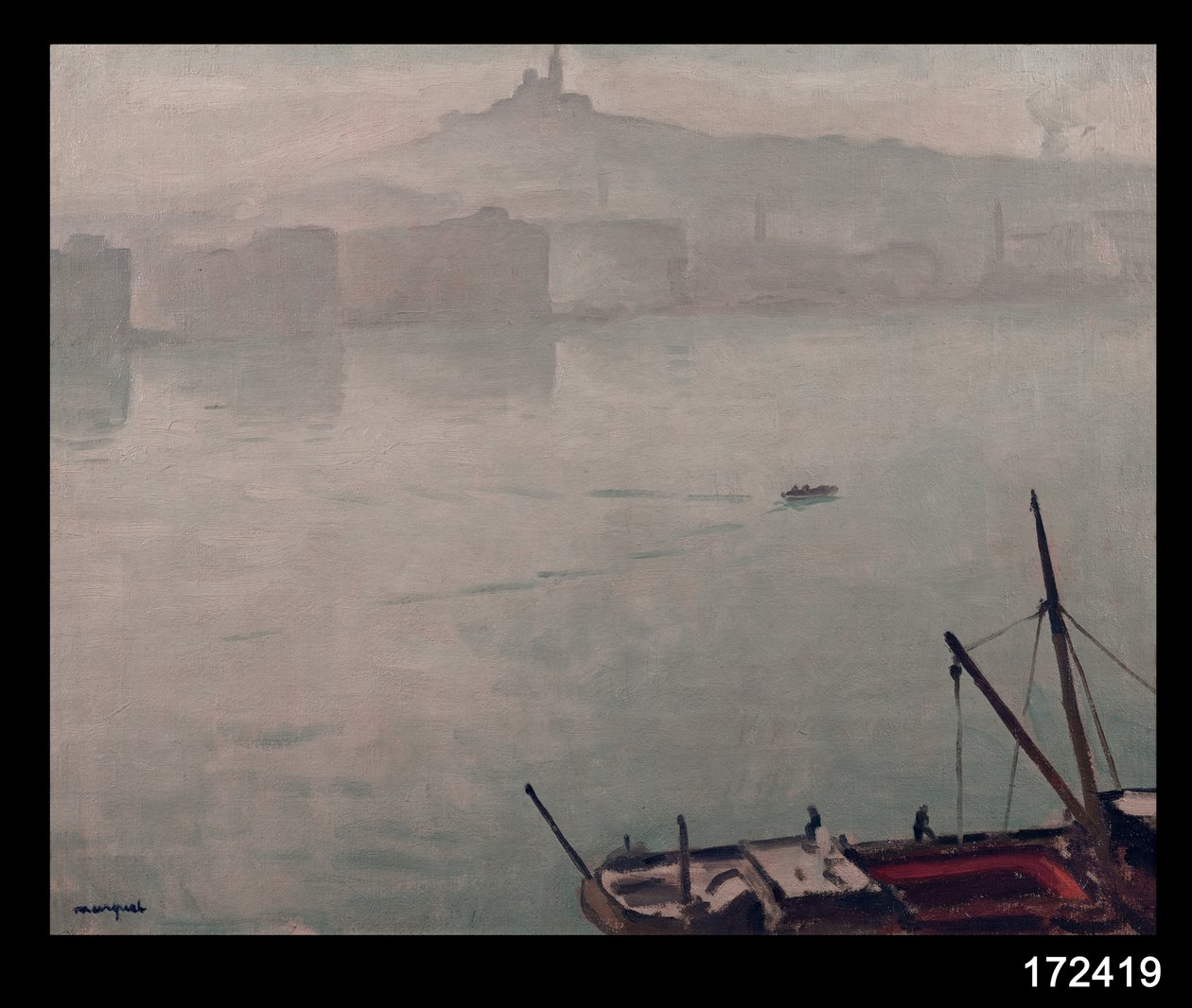 Marseilles havn af Albert Marquet