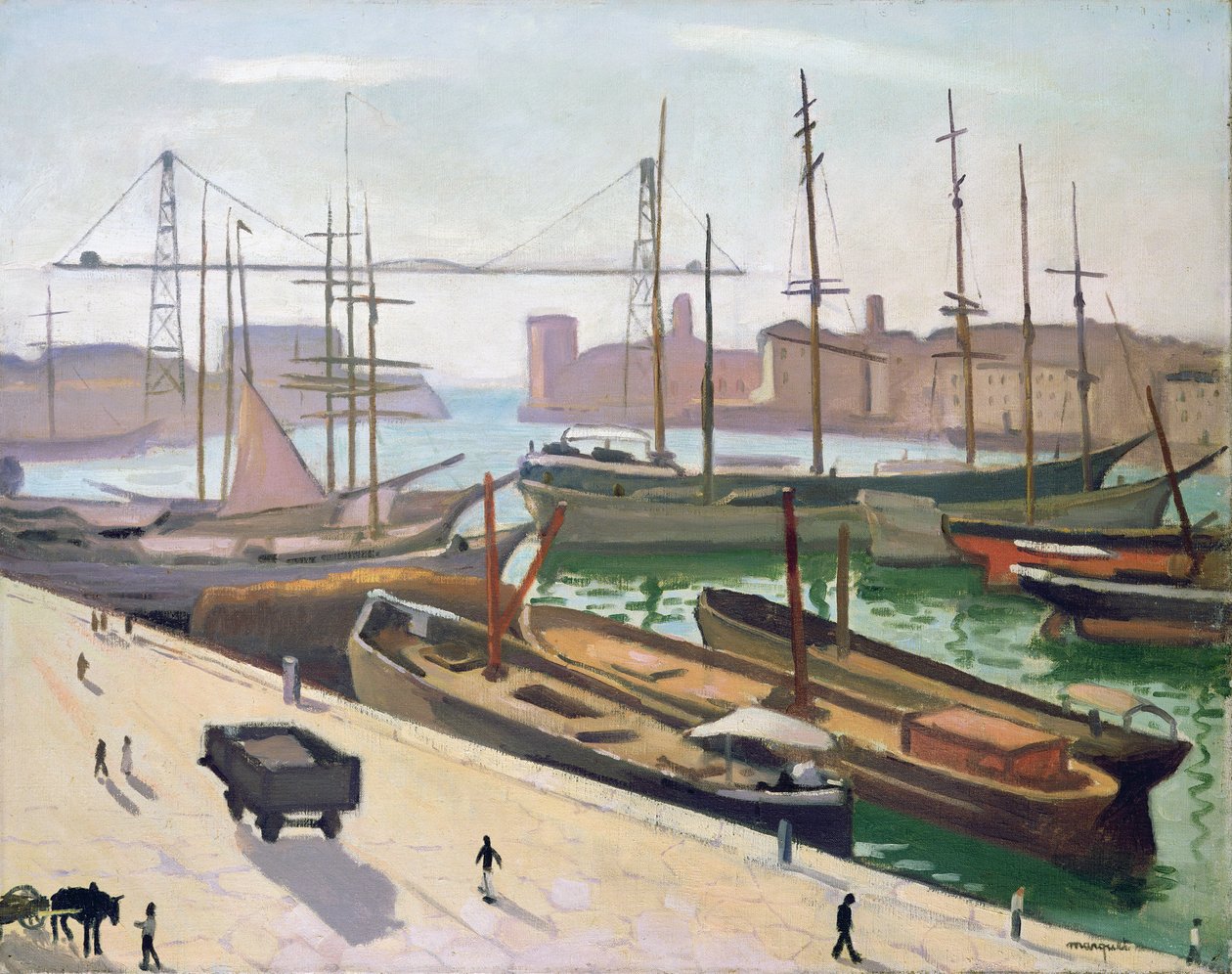 Marseilles havn af Albert Marquet