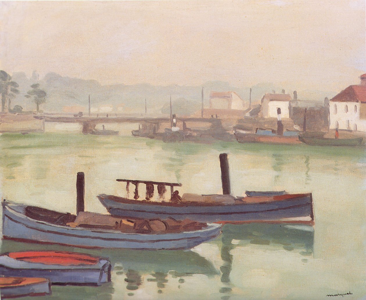 Havnen i Saint-Jean de Luz af Albert Marquet