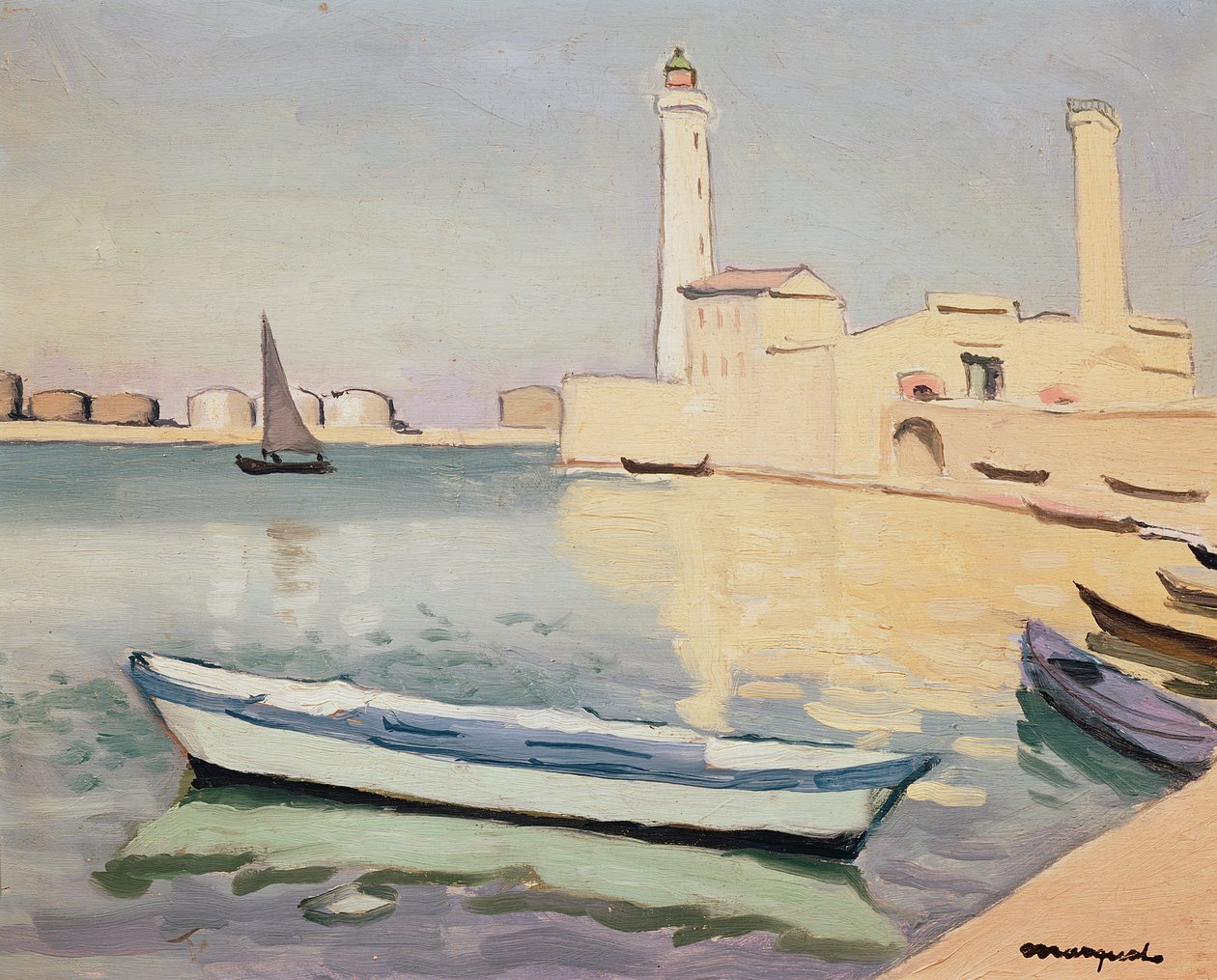 Sete Havn (olie på lærred) af Albert Marquet