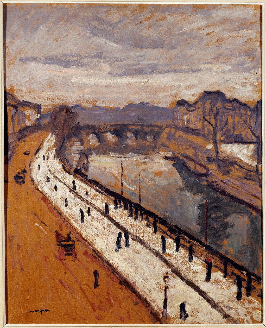 Quai des Grands Augustins i Paris af Albert Marquet