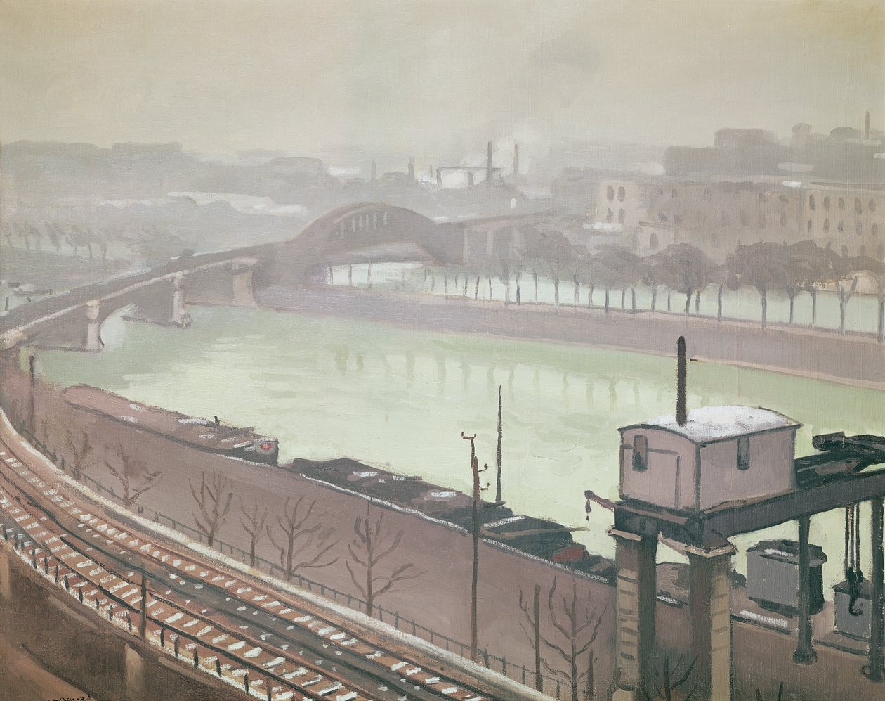 Seinen ved Grenelle af Albert Marquet