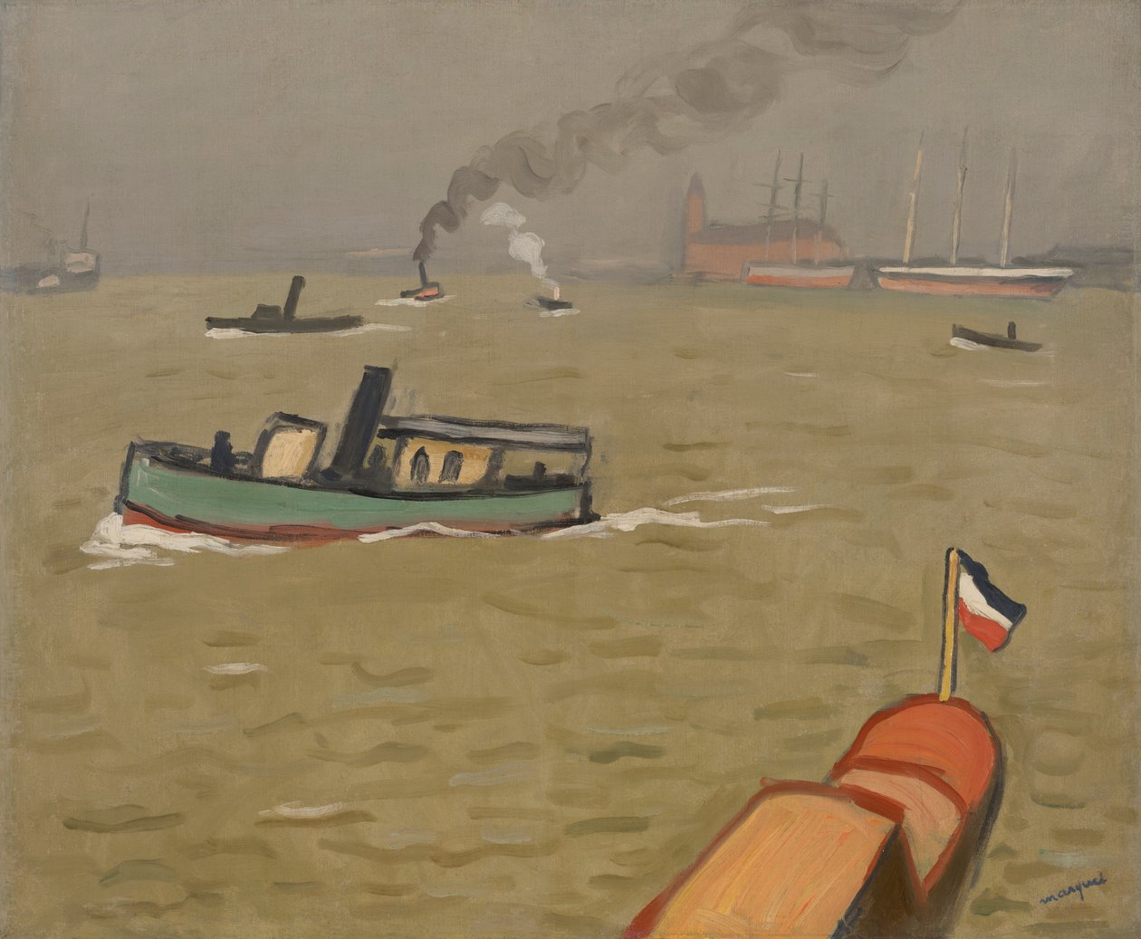 Vedetta i Hamborg af Albert Marquet