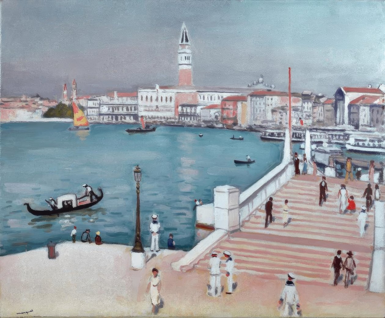 Venedig, Bacino S.Marco / Gem. v. A. Marquet af Albert Marquet