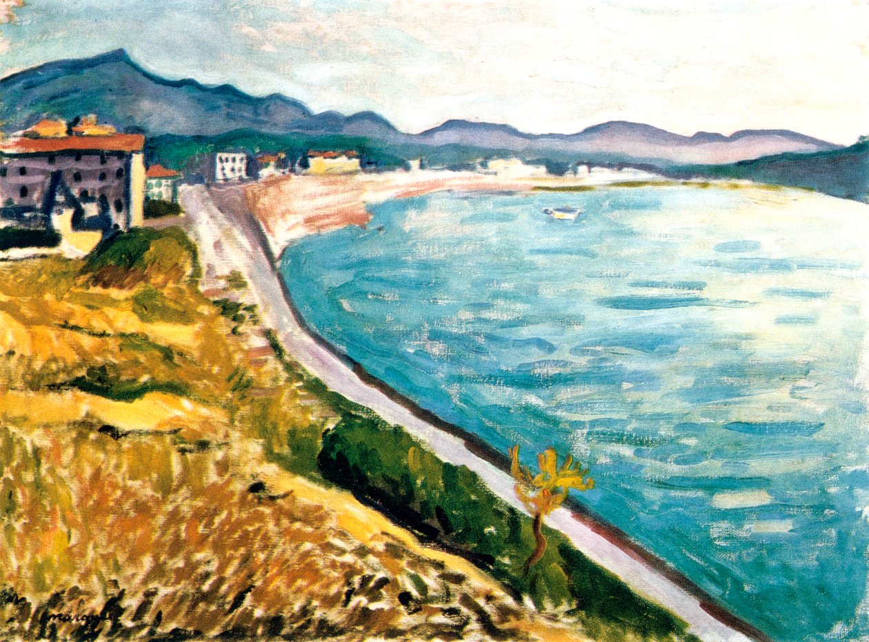 Udsigt over Saint-Jean-de-Luz, 1907 af Albert Marquet