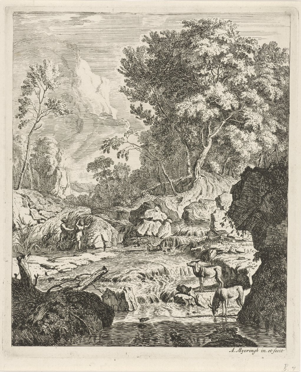 Pan og Syrinx Landskaber (serietitel) af Albert Meyering