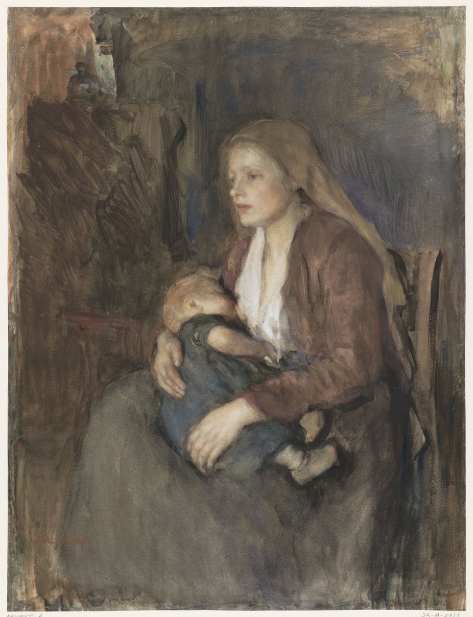 nordisk madonna af Albert  Neuhuys