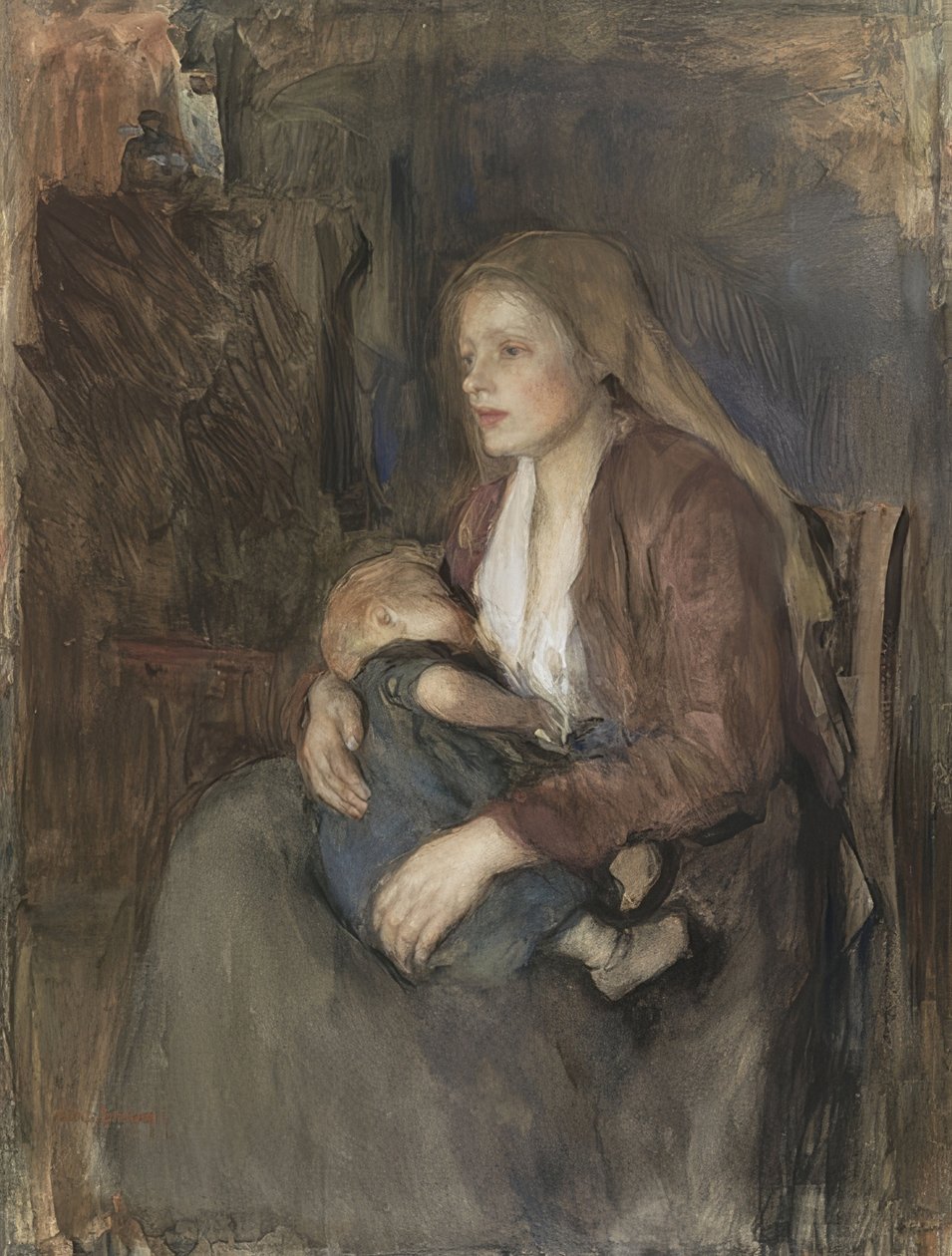 Nordisk Madonna af Albert Neuhuys