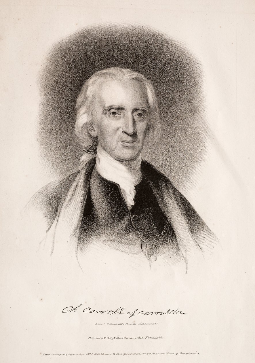 Charles Carroll fra Carrollton, Maryland af Albert Newsam