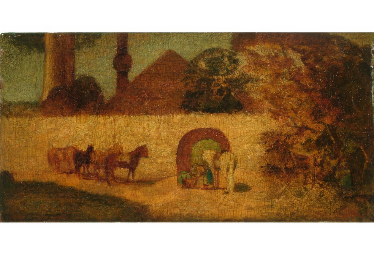 Ved profetens grav af Albert Pinkham Ryder