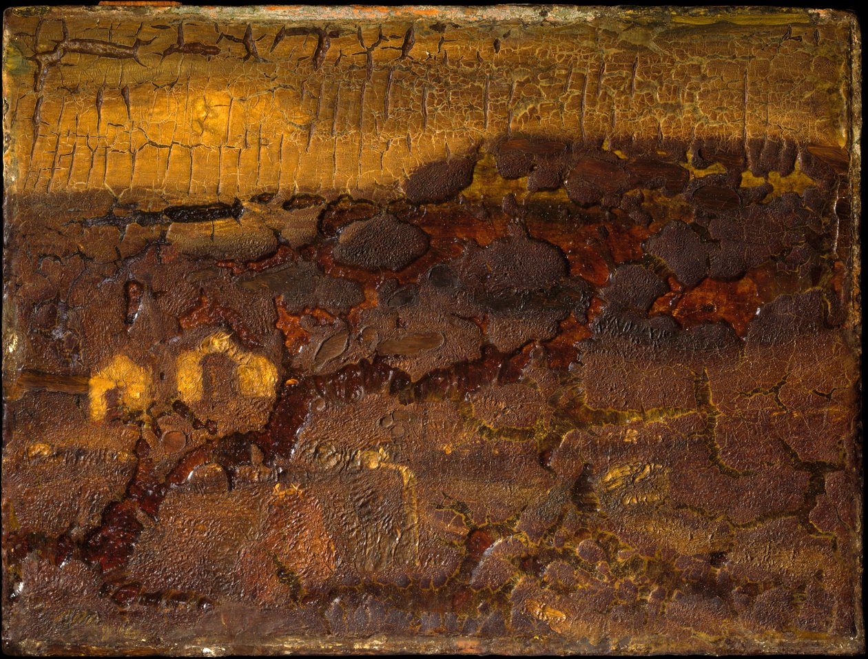 Udgangsforbudstid, inden 1882. af Albert Pinkham Ryder