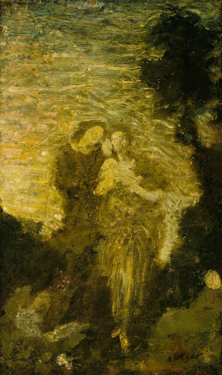 Florizel og Perdita af Albert Pinkham Ryder