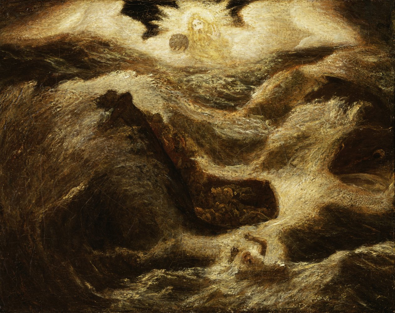 Jonas, hvorfor? 1885-1895. af Albert Pinkham Ryder