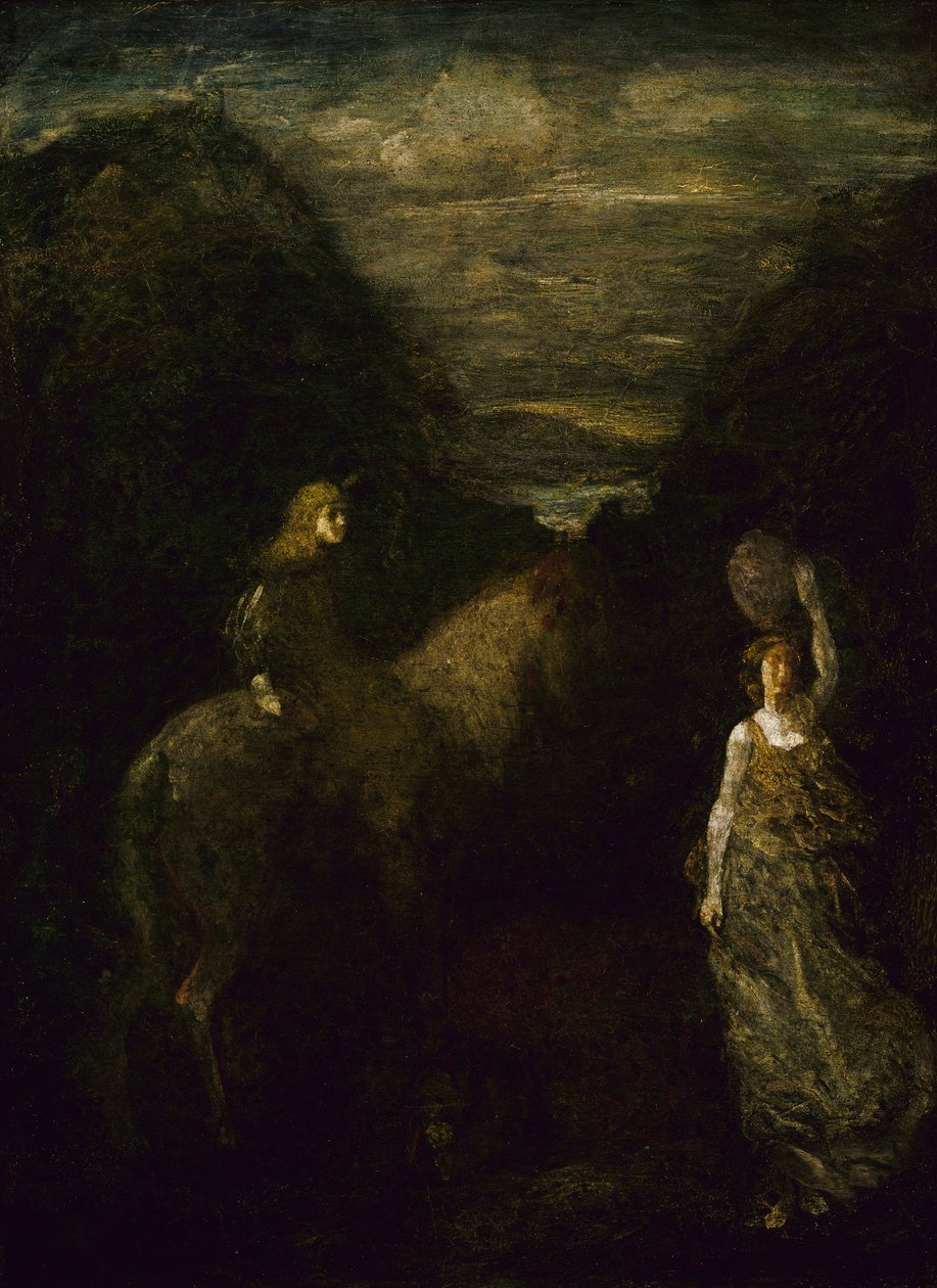 Kong Cophetua og tiggerjomfruen af Albert Pinkham Ryder