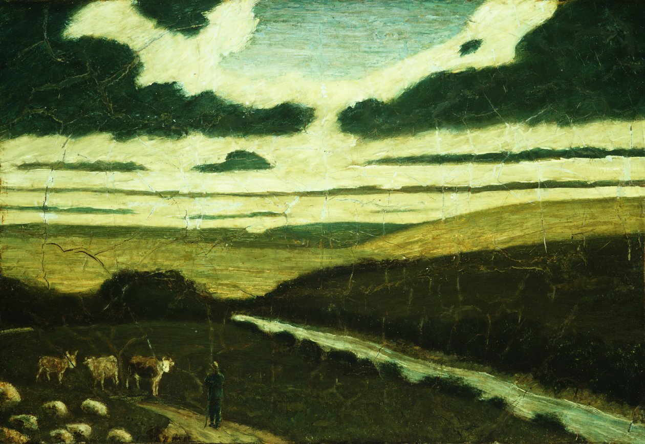 Landskab, 1897-98. af Albert Pinkham Ryder