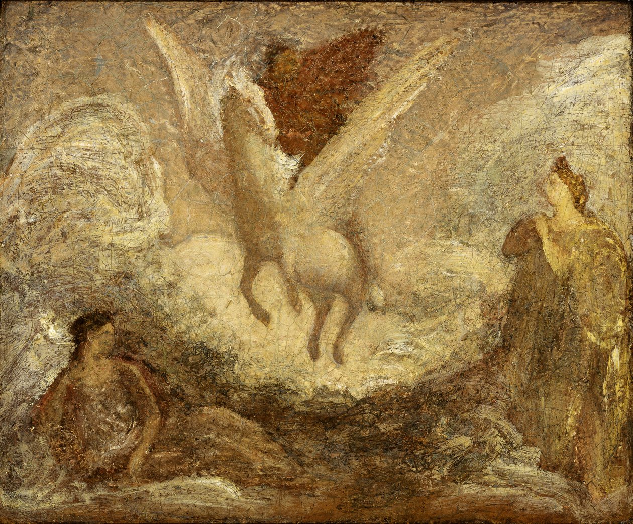 Pegasus afgår i 1901. af Albert Pinkham Ryder