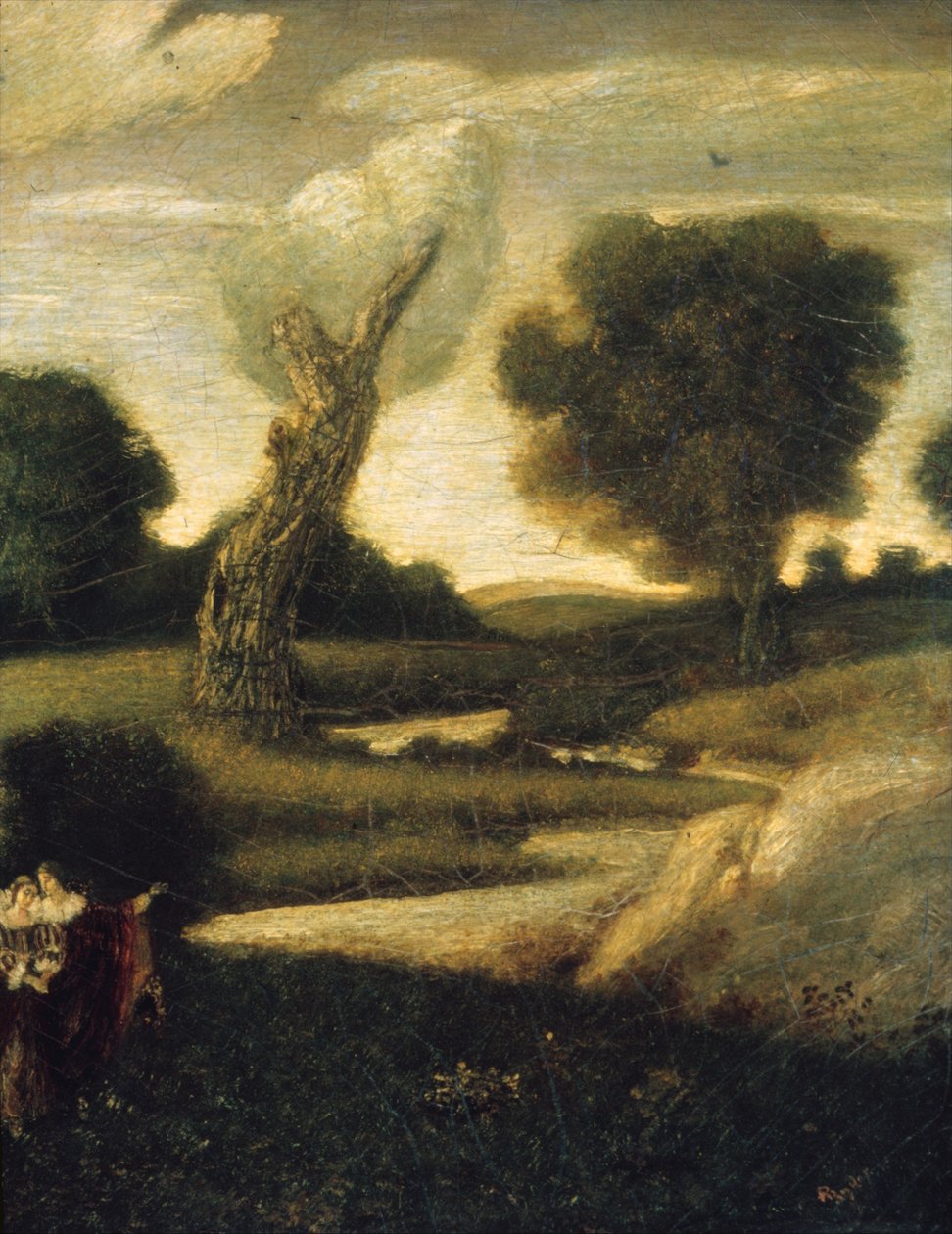Ardens skov, 1888-97, omarbejdet 1908. af Albert Pinkham Ryder