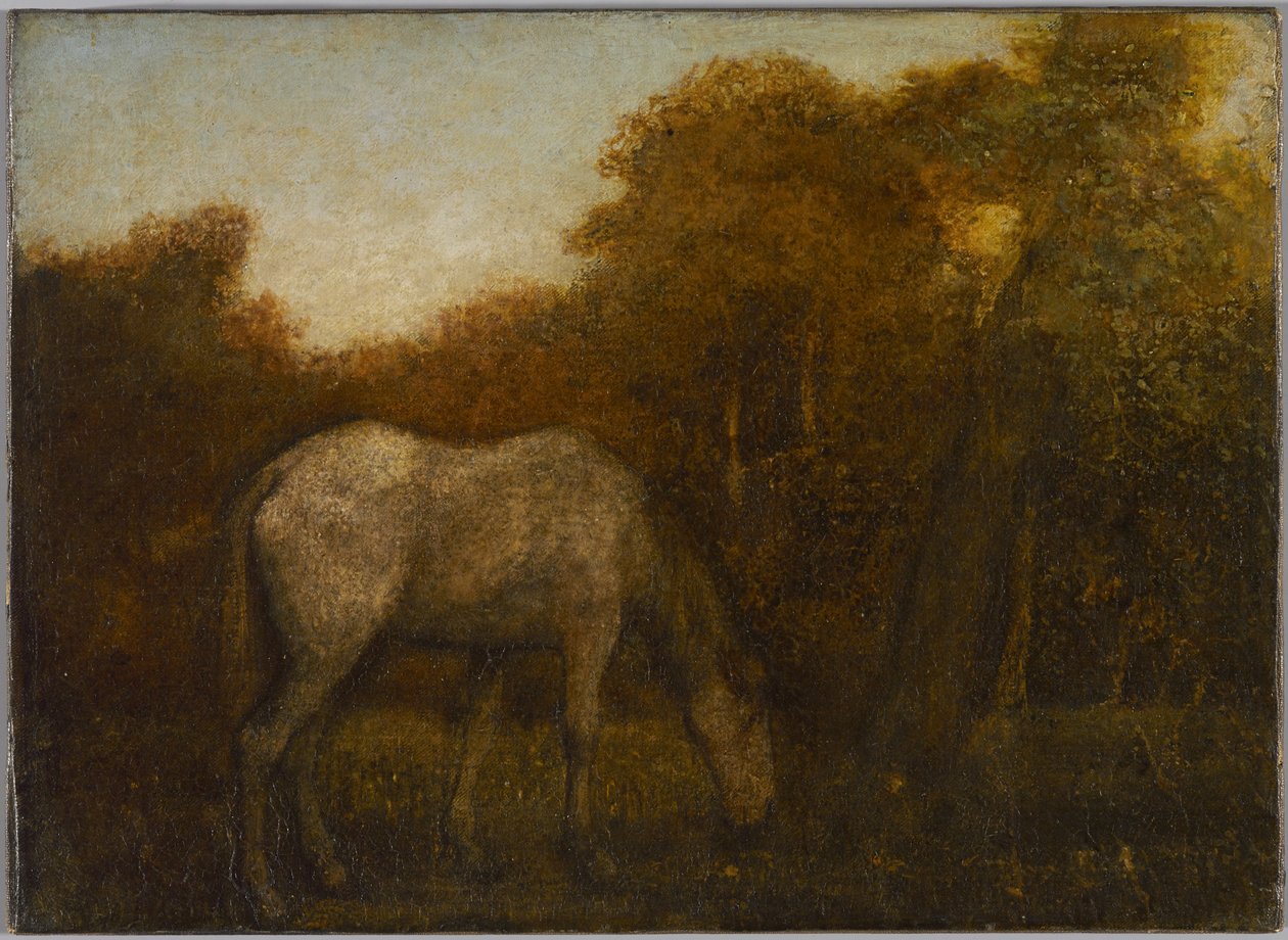 Den græssende hest, midten af 1870