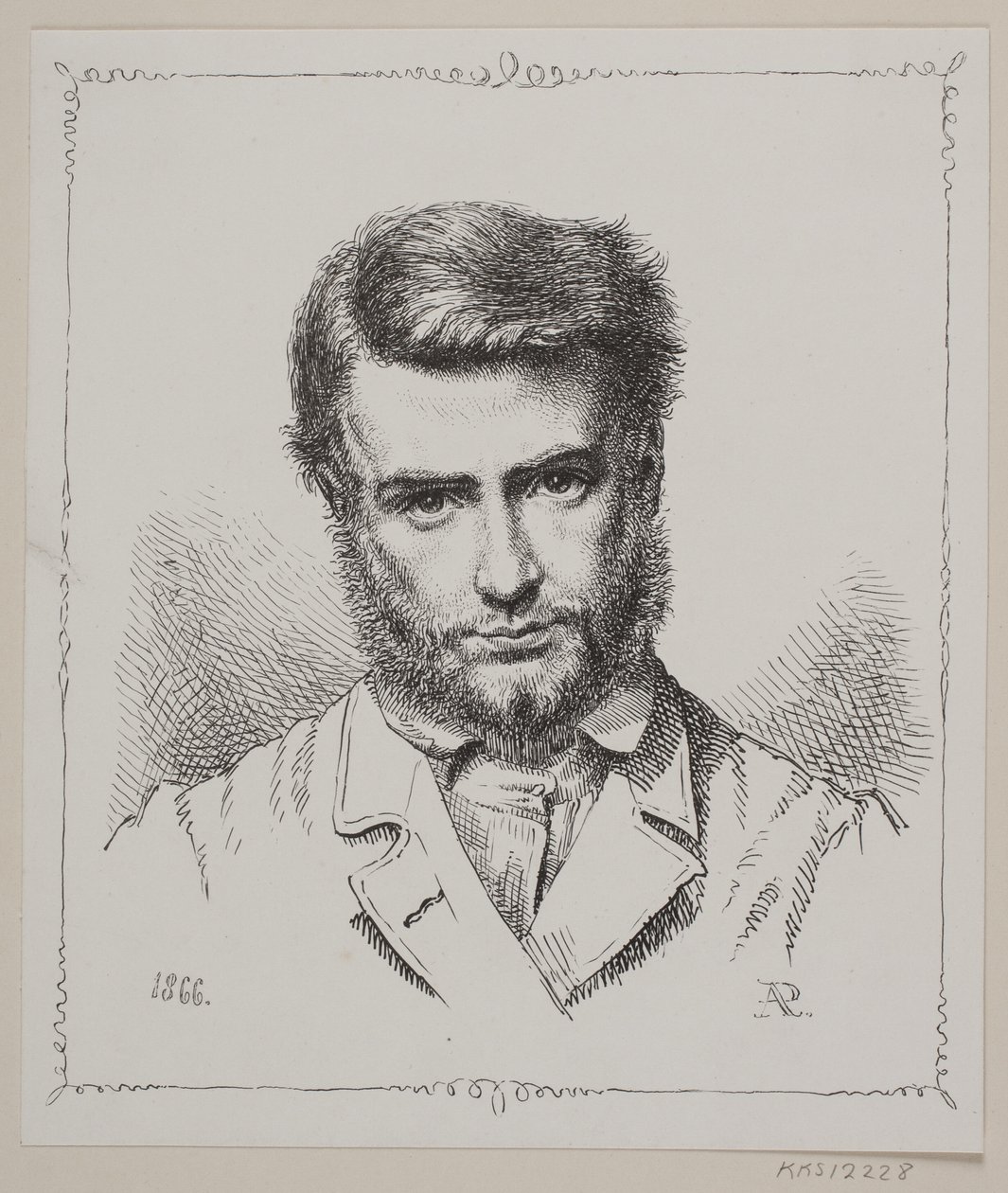 Selvportræt af Albert Price