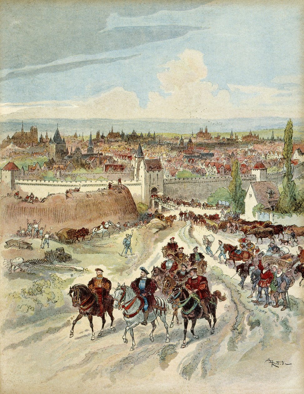 Francois 1 af Albert Robida