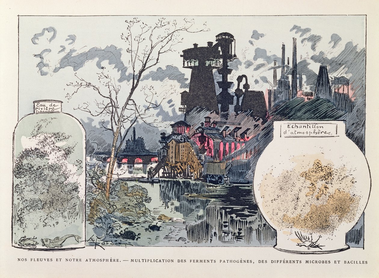 Industrial Pollution, illustration fra 