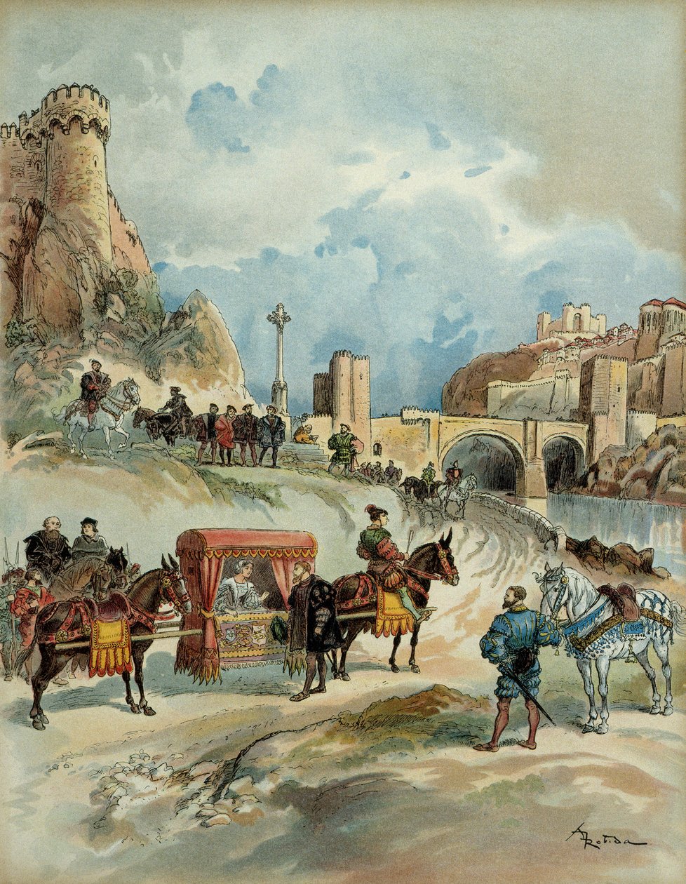 Marguerite af Angouleme (eller Navarre, nogle gange fra Alencon af Albert Robida