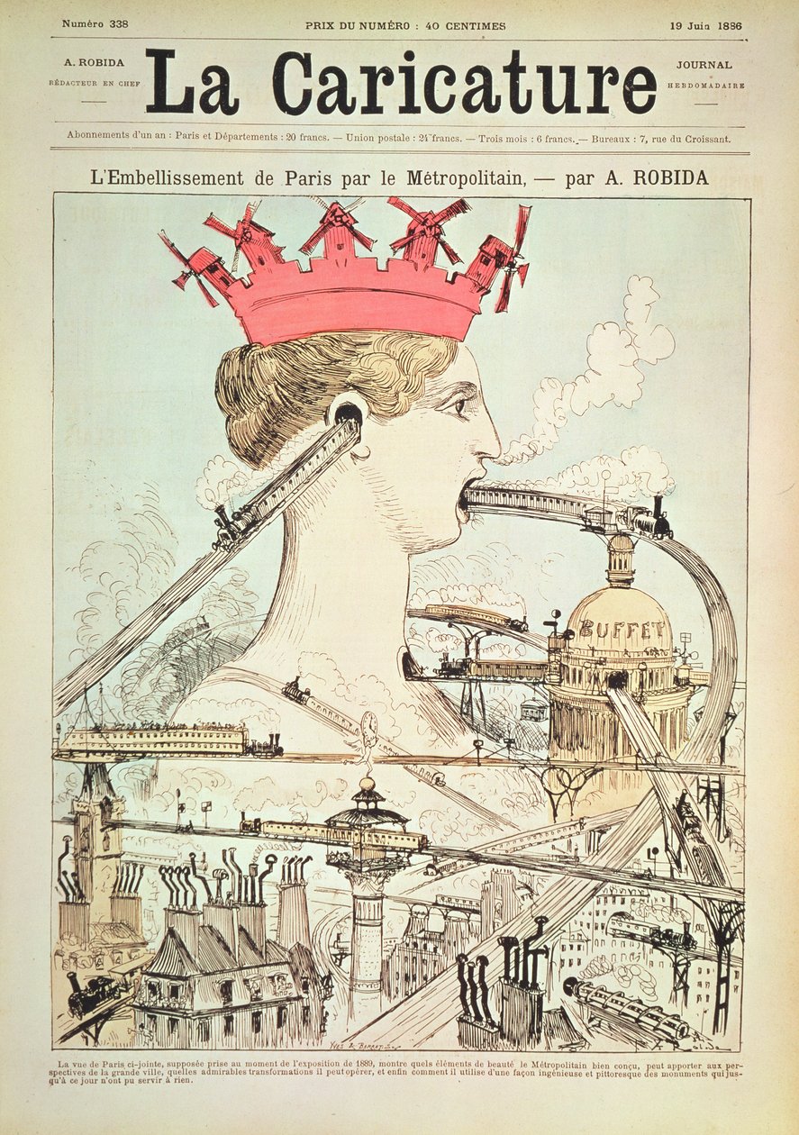 The Improvement to Paris by the Metro, fra 