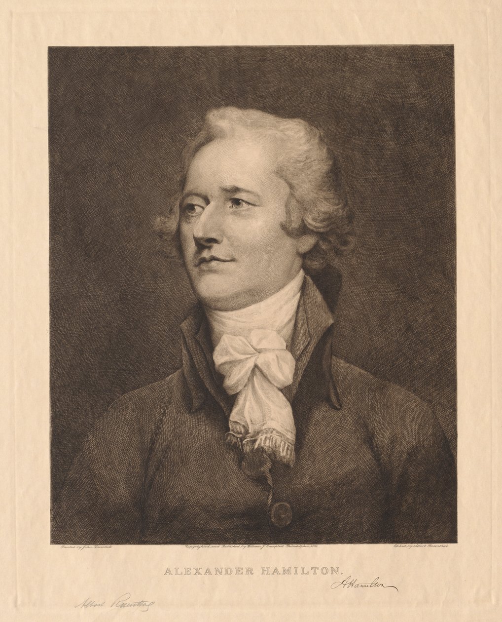 Alexander Hamilton af Albert Rosenthal