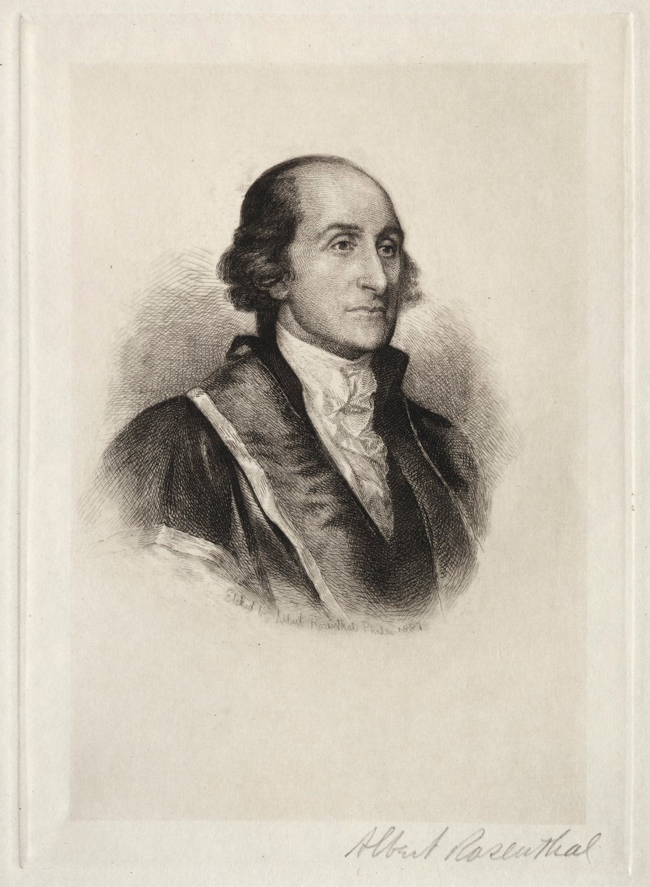 John Jay, 1887. af Albert Rosenthal