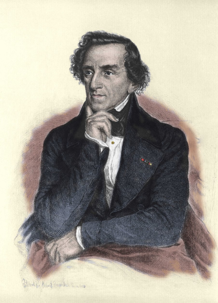 Portræt af Giacomo Meyerbeer (1791-1864), tysk komponist. Tegning af Albert Rosenthal af Albert Rosenthal