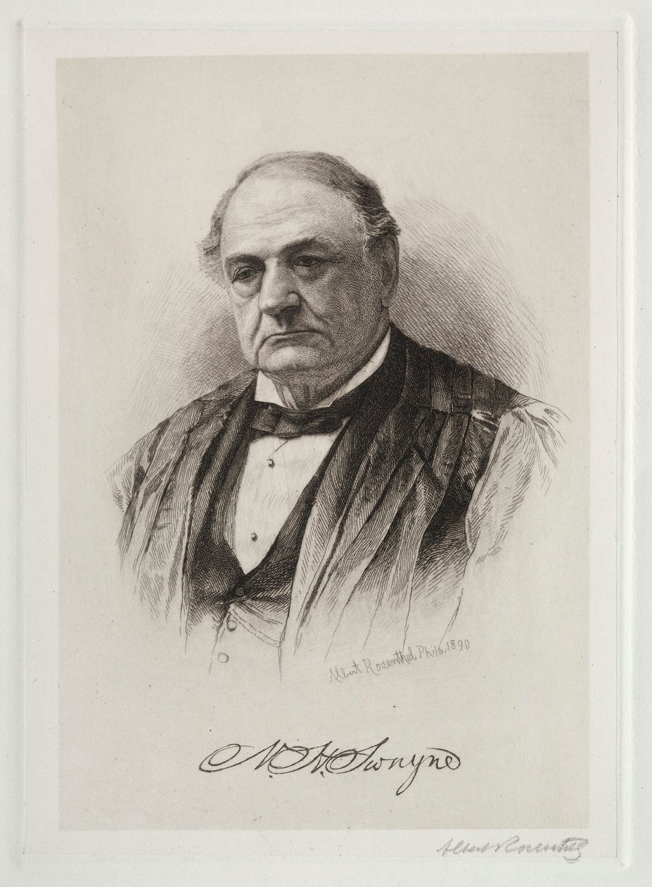 W. H. Swayne, 1890. af Albert Rosenthal