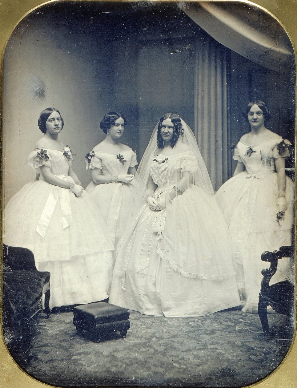 En brud og hendes brudepiger af Albert Sands Southworth