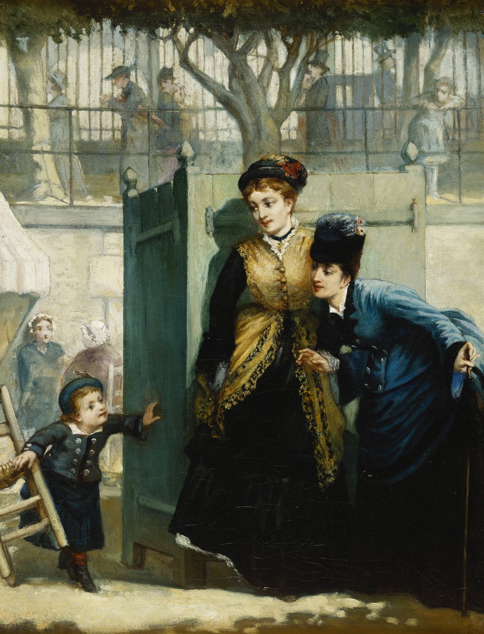 Skjul og søg, 1876 af Albert Snr. Ludovici