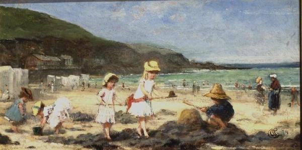 Vores naboer ved havet, Granville, Frankrig af Albert Snr. Ludovici