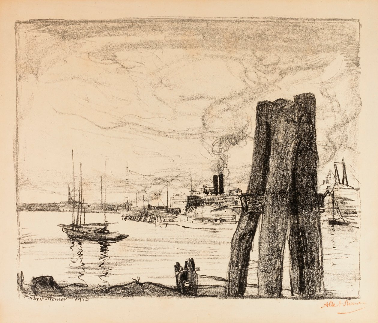 Havnen af Albert Sterner