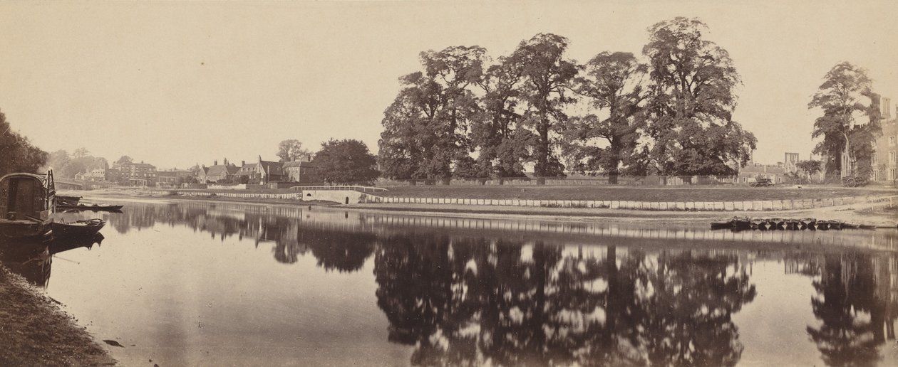 Hampton Court (anden udsigt),1862 (foto) af Albert Victor Prout