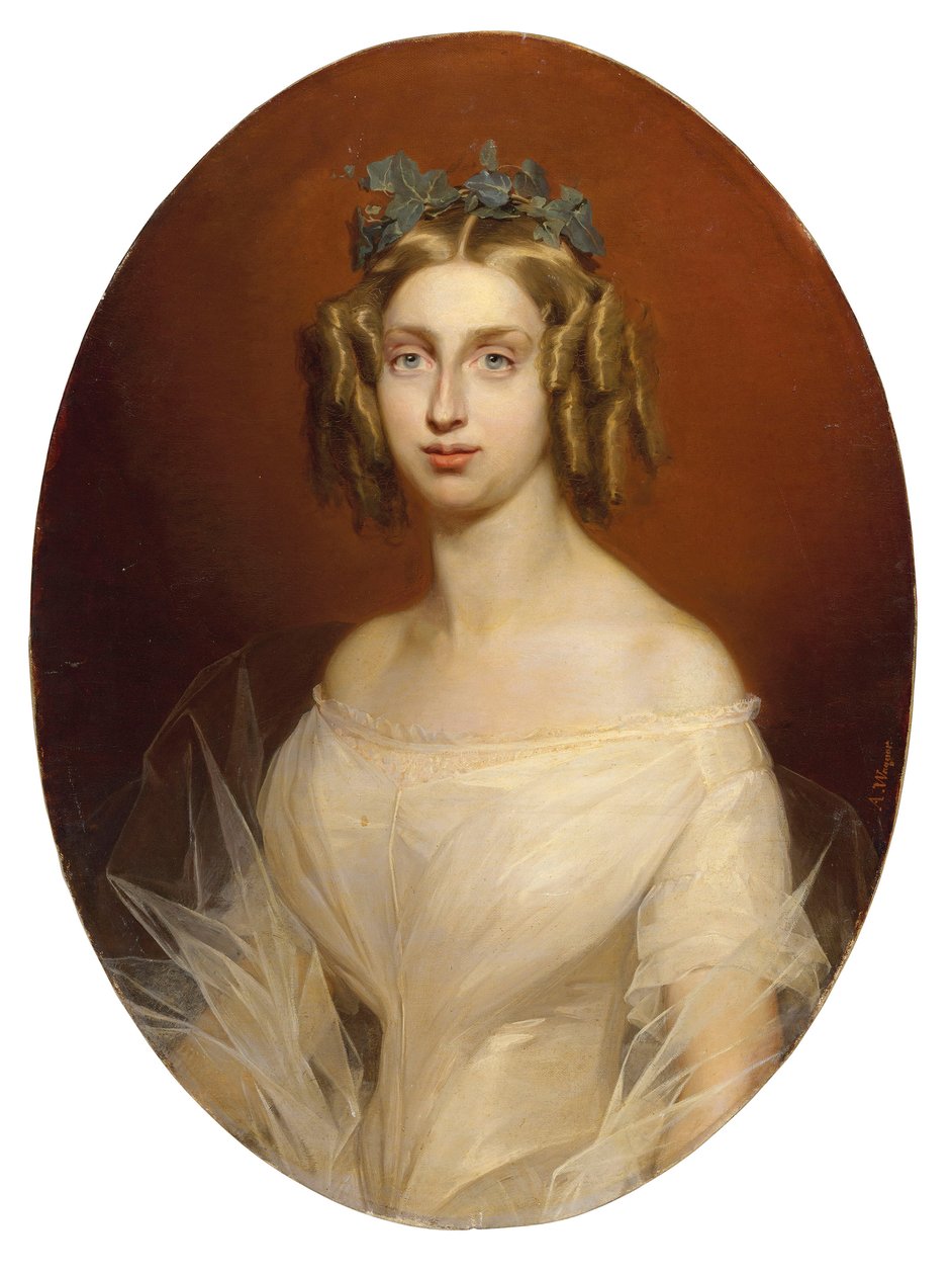 Maria Theresa af Østrig 1801-1855, dronning af Sardinien, første halvdel af det 19. af Albert Wagner