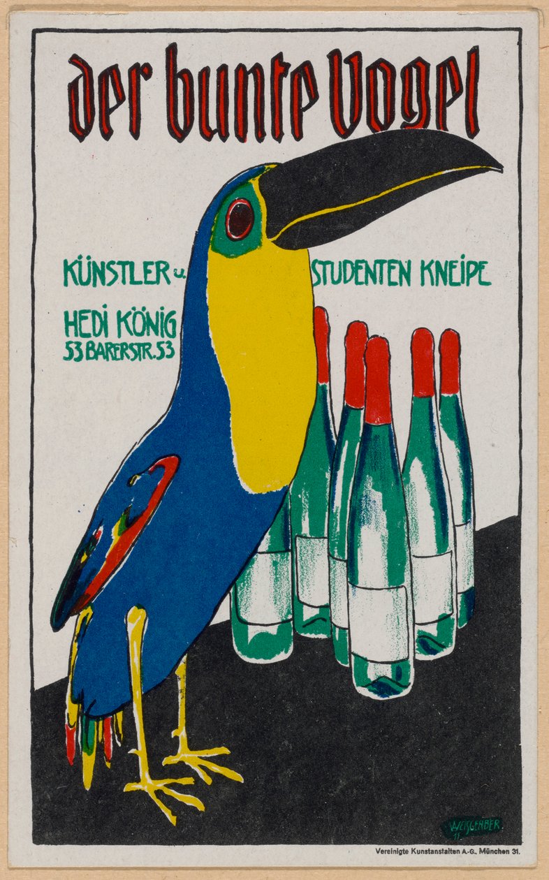 Der bunte Vogel af Albert Weisgerber