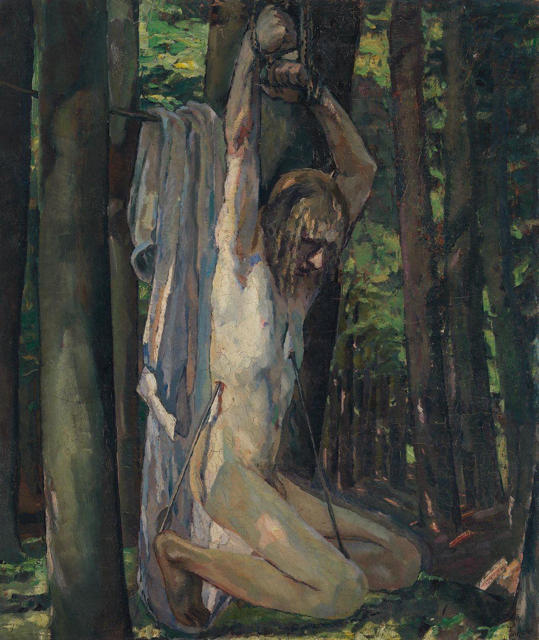 Sankt Sebastian af Albert Weisgerber