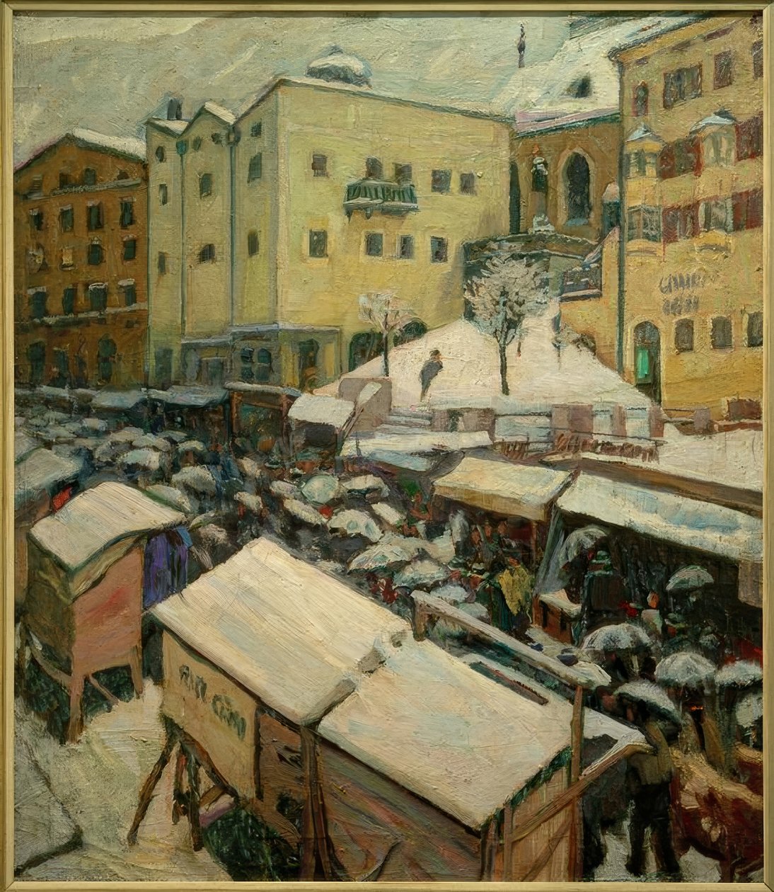 Messe i Kufstein af Albert Weisgerber