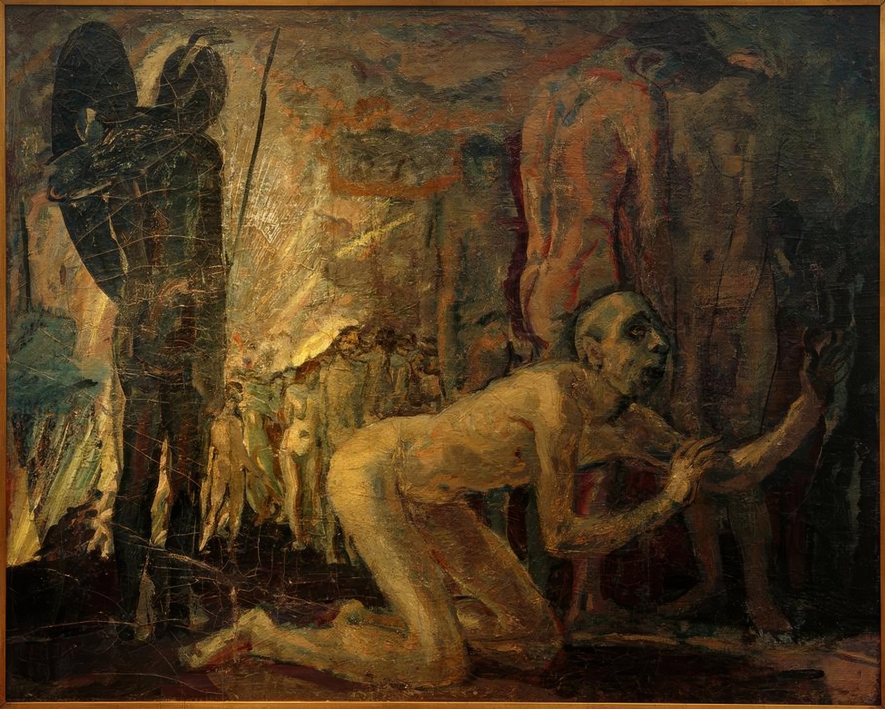 Jeremias før toget ind i det babyloniske fangenskab af Albert Weisgerber