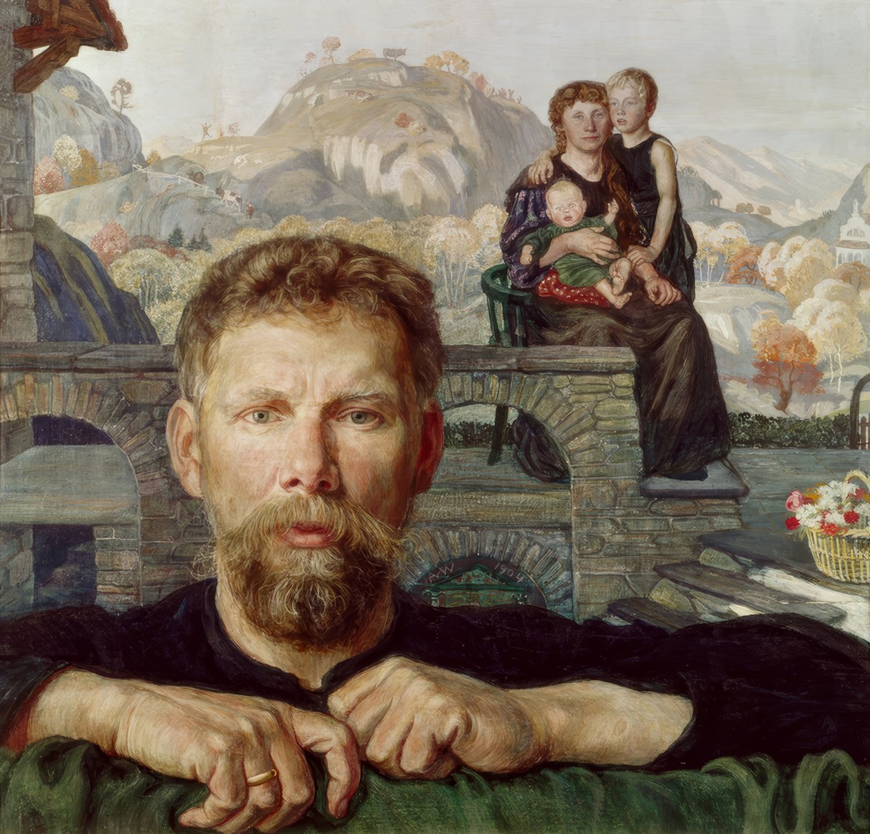Familiebillede af Albert Welti